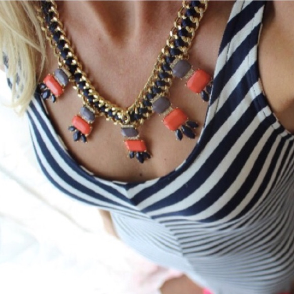 💙COMING SOON💙Summer Colors Statement Necklace
